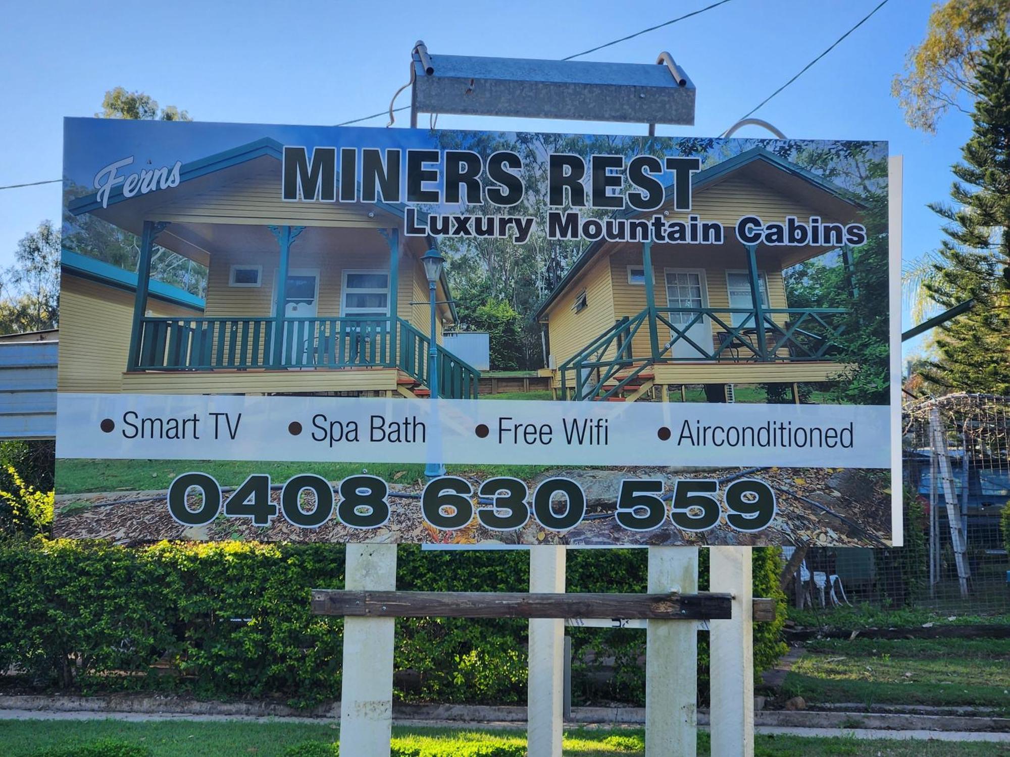 Ferns Miners Rest Motel Mount Morgan Exterior photo